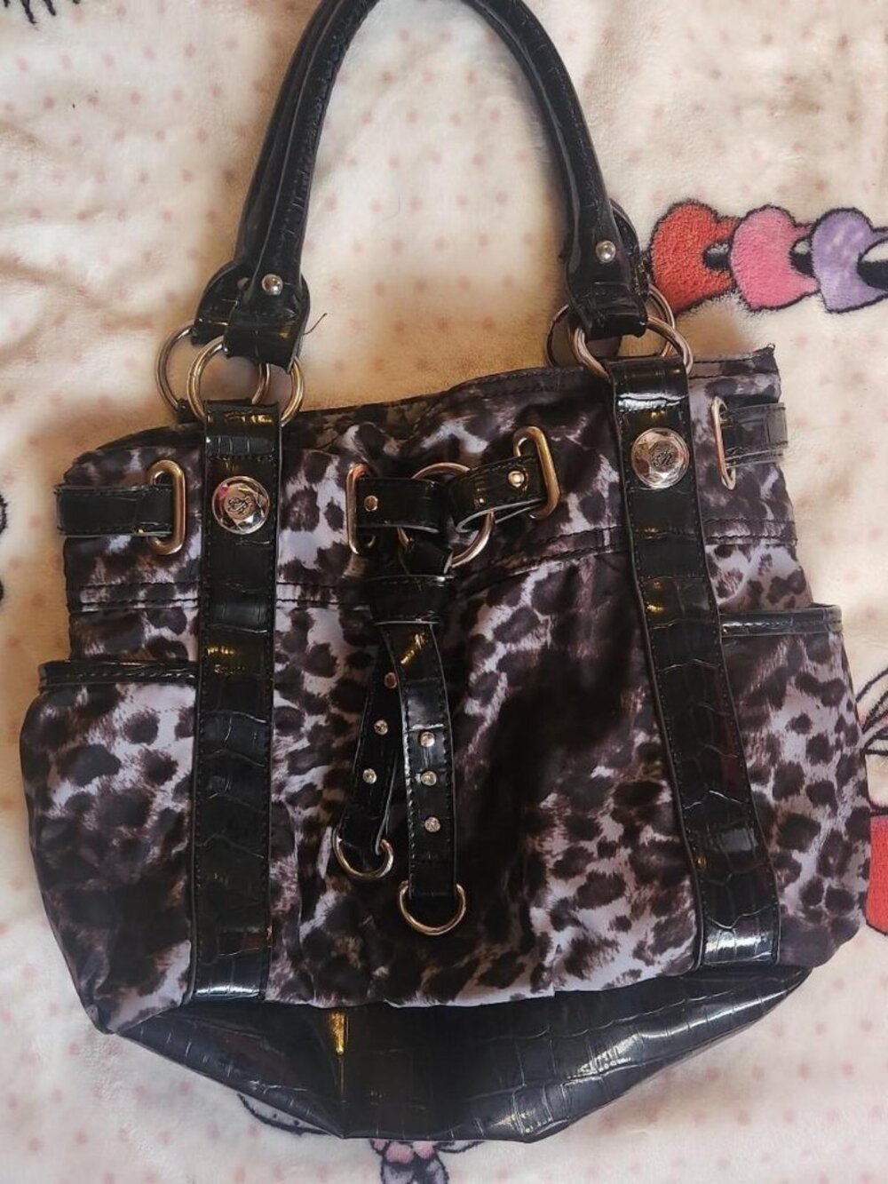 leopard purse